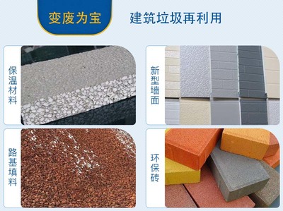 环保建筑垃圾处理设备类型、政策支持与新型建筑材料制造